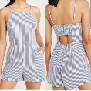 Abercrombie and Fitch Tank Striped Romper